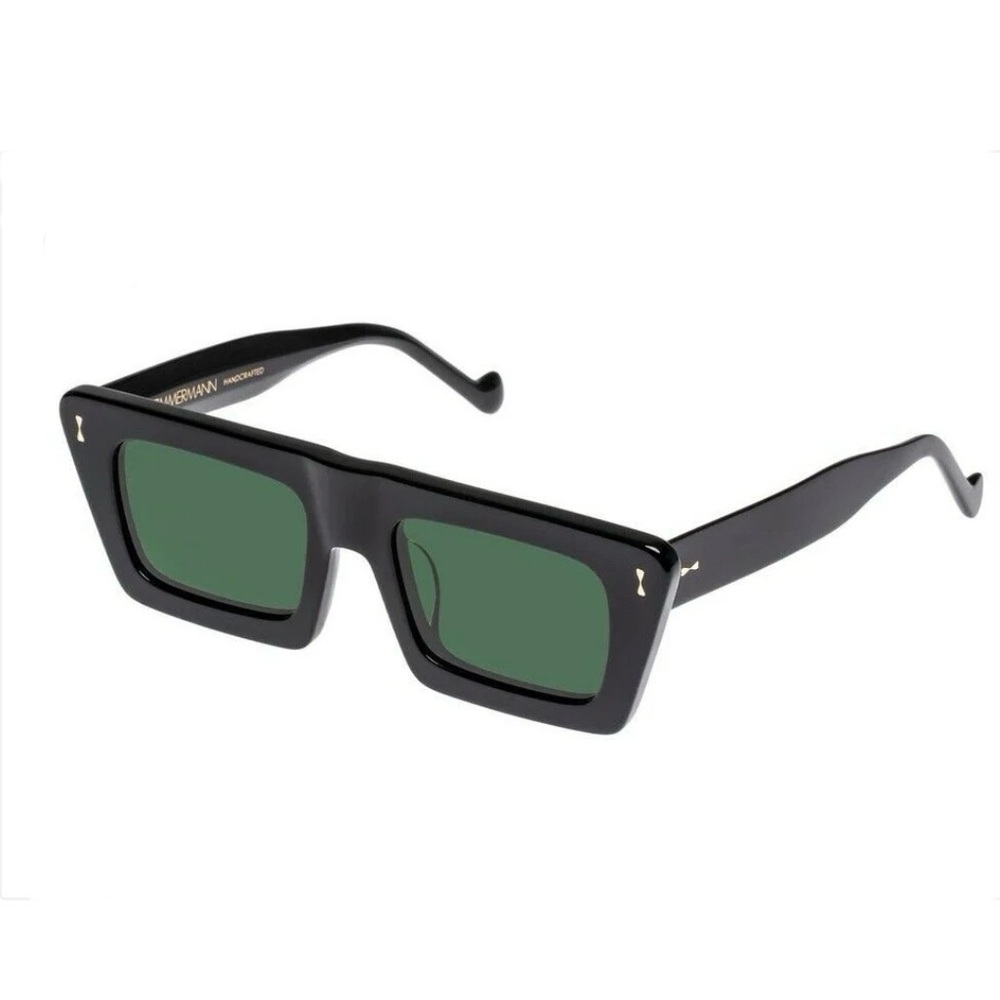Zimmermann Eyewear Carnaby Sunglasses| Black Acetate Rectangle Oversize